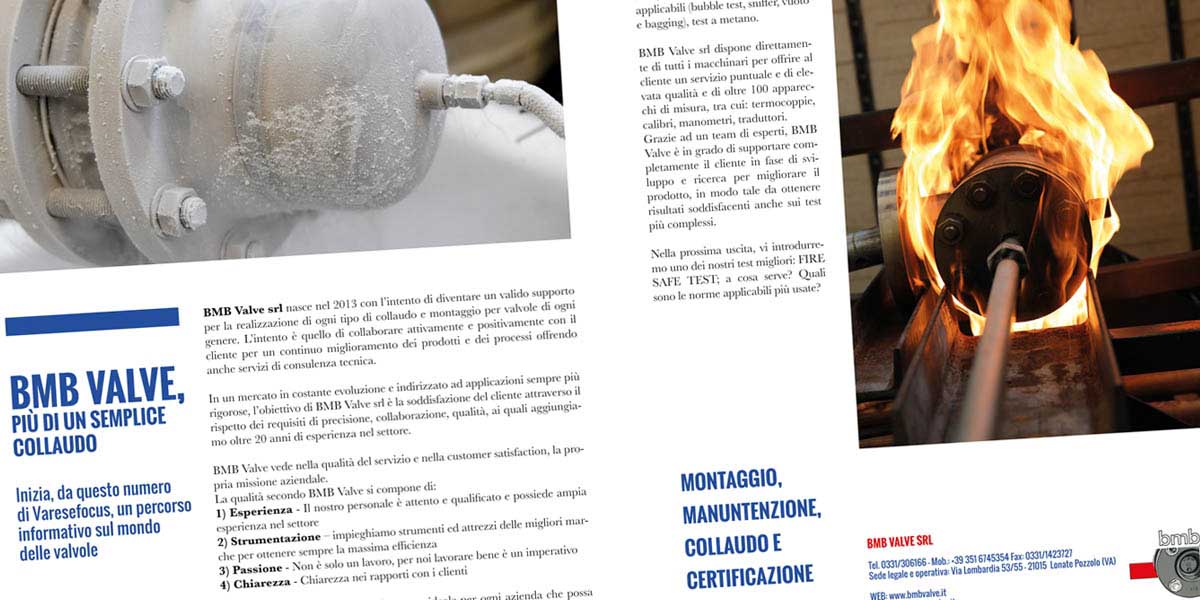 BMB Valve - Area Stampa - Più di un semplice collaudo